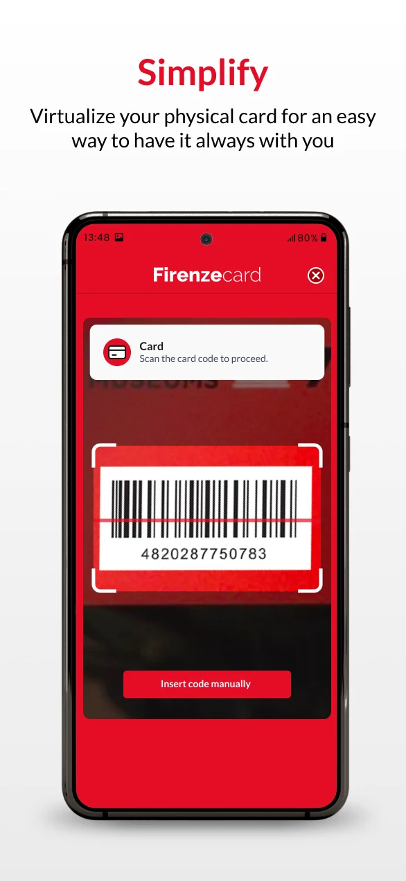 Firenzecard screenshot