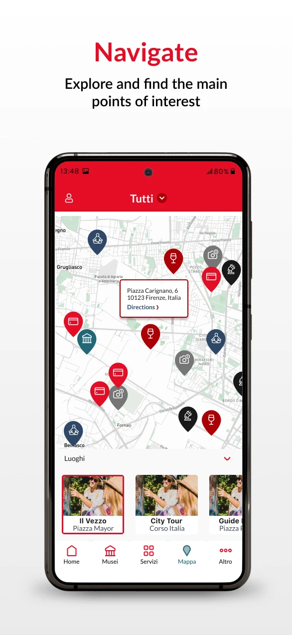 Firenzecard screenshot